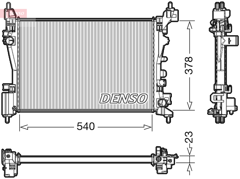 Radiateur Denso DRM20046