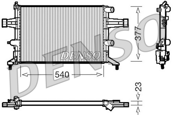 Radiateur Denso DRM20080