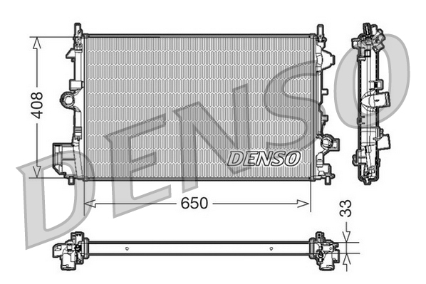 Radiateur Denso DRM20088