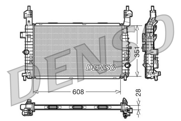 Radiateur Denso DRM20091