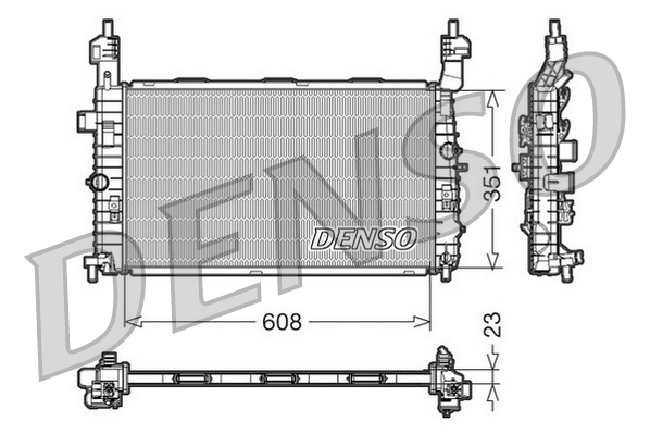 Radiateur Denso DRM20092