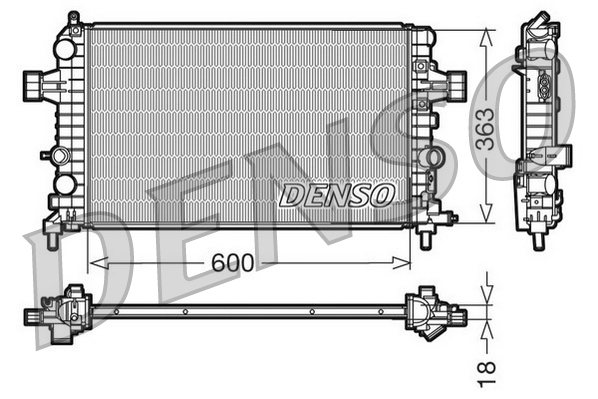 Radiateur Denso DRM20103