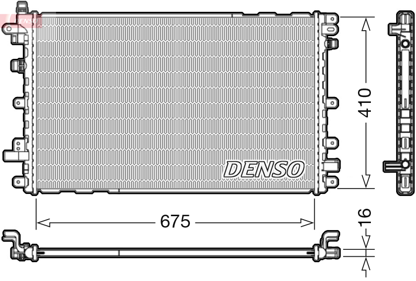 Radiateur Denso DRM20113