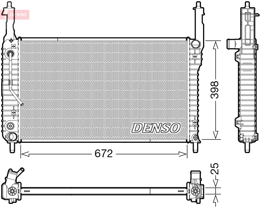 Radiateur Denso DRM20123