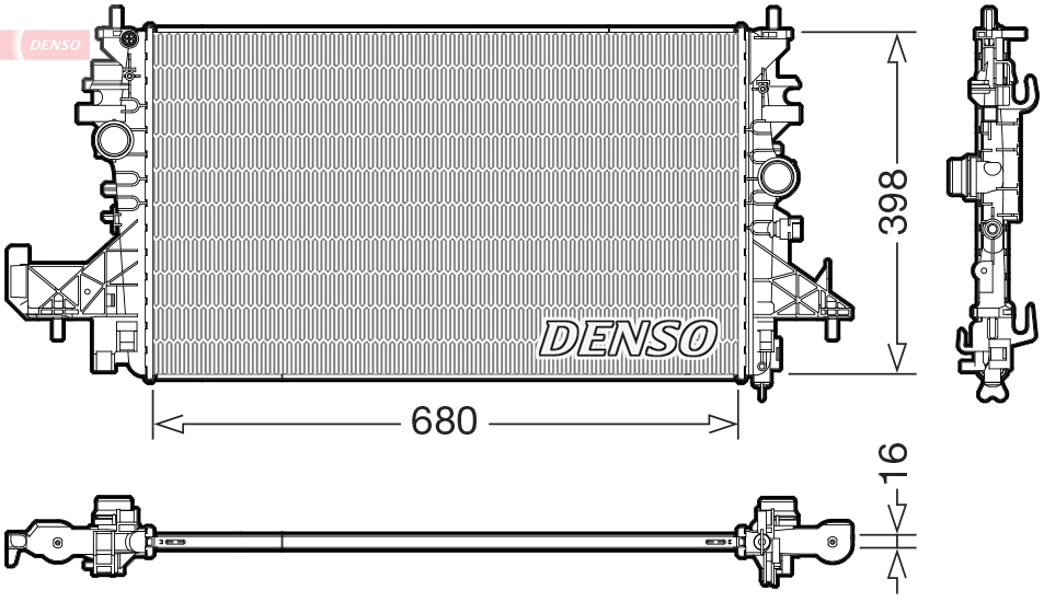Radiateur Denso DRM20128