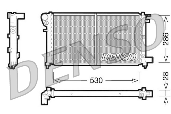 Radiateur Denso DRM21002