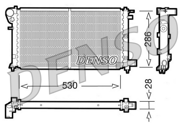 Radiateur Denso DRM21004
