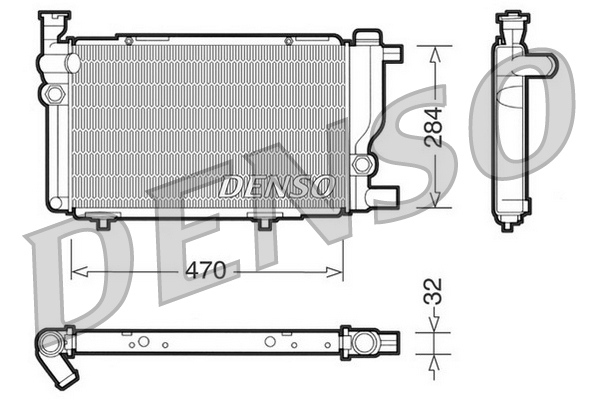 Radiateur Denso DRM21013
