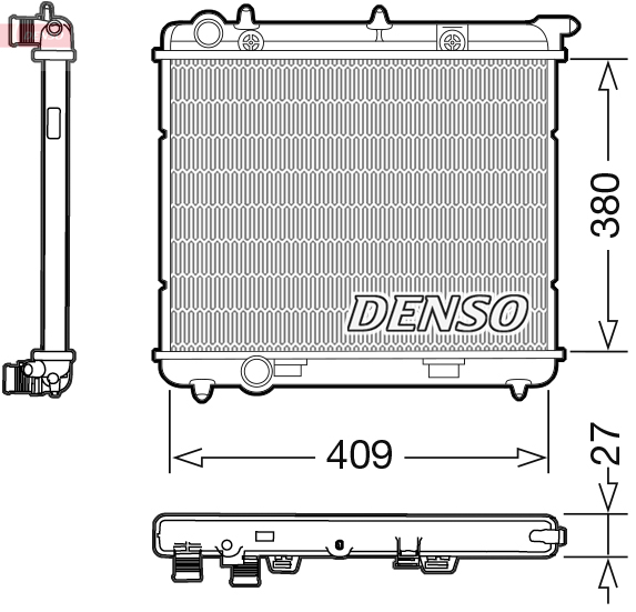 Radiateur Denso DRM21024