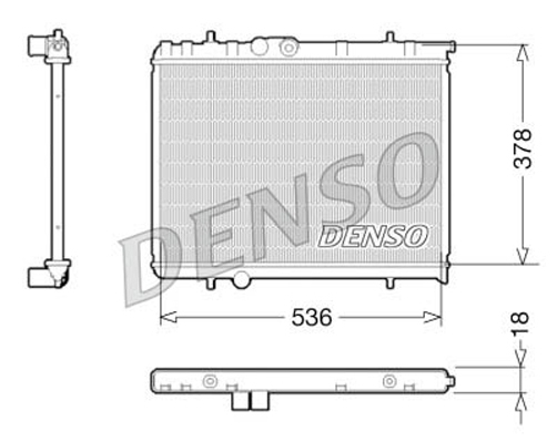 Radiateur Denso DRM21034