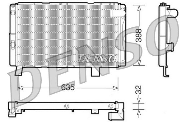 Radiateur Denso DRM21075