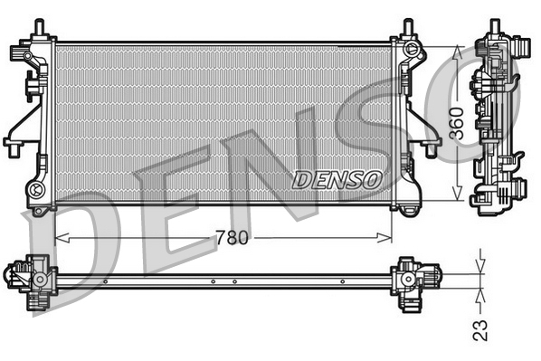 Radiateur Denso DRM21100