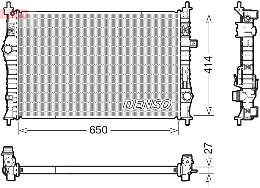 Radiateur Denso DRM21104