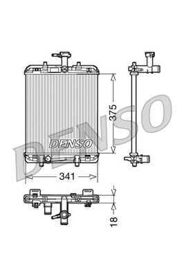 Radiateur Denso DRM21600