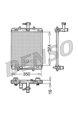 Radiateur Denso DRM21602