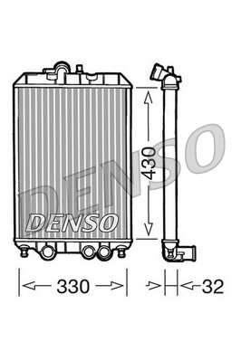 Radiateur Denso DRM22002