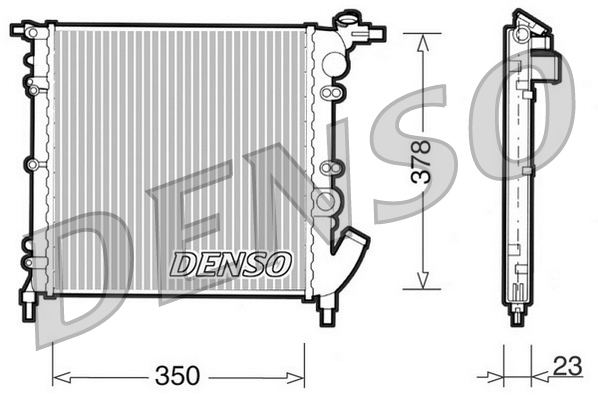 Radiateur Denso DRM23003