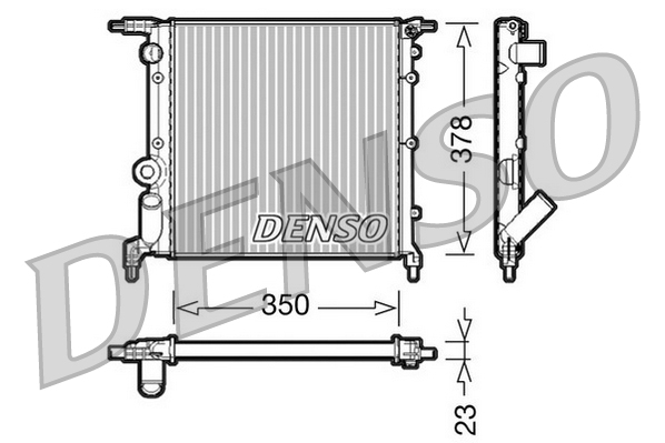 Radiateur Denso DRM23005