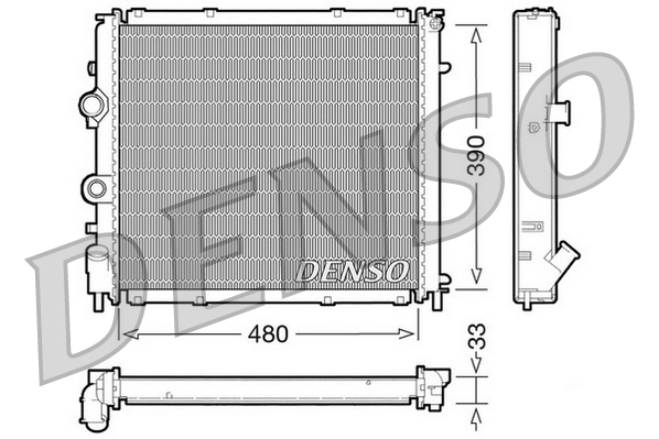 Radiateur Denso DRM23011