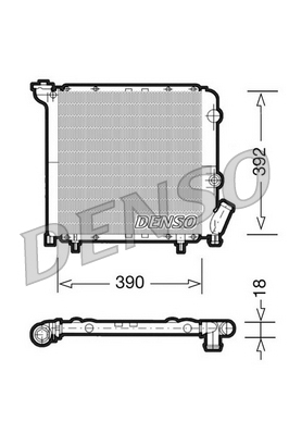 Radiateur Denso DRM23029