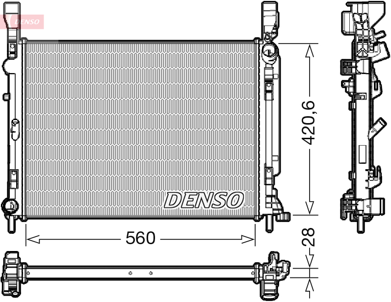 Denso Radiateur DRM23036