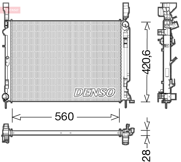 Denso Radiateur DRM23036