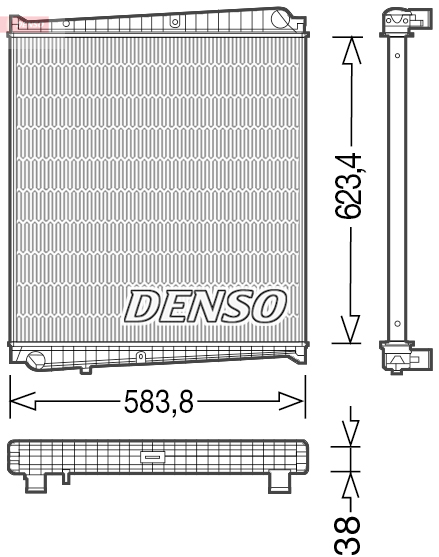 Radiateur Denso DRM23047