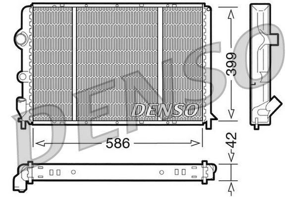 Radiateur Denso DRM23051