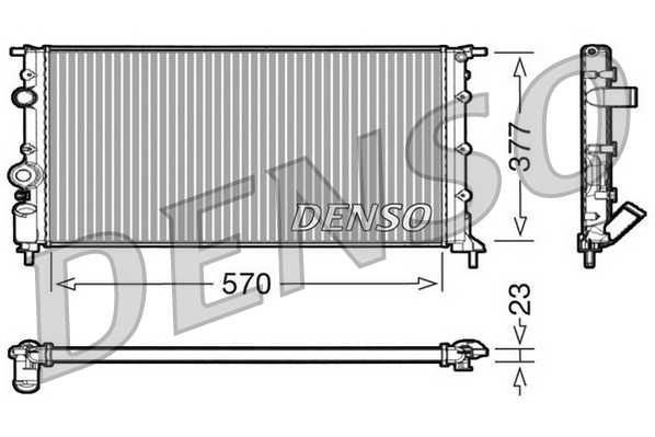 Radiateur Denso DRM23054