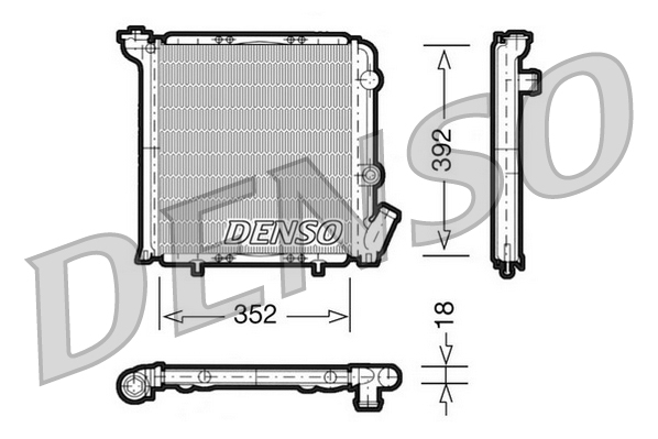 Denso Radiateur DRM23071