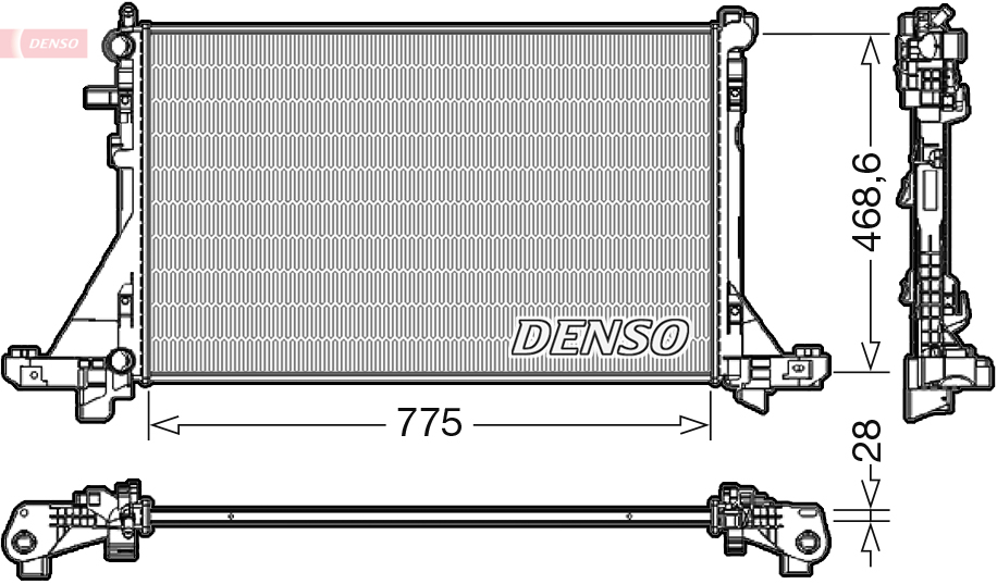 Radiateur Denso DRM23112