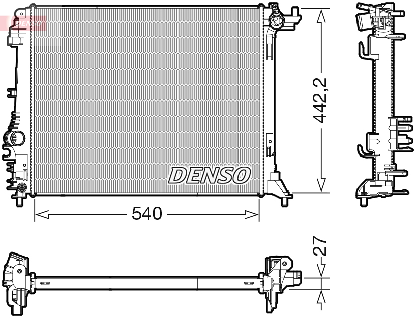 Radiateur Denso DRM23114