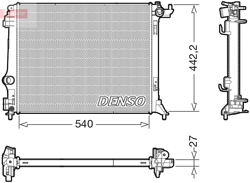 Radiateur Denso DRM23116