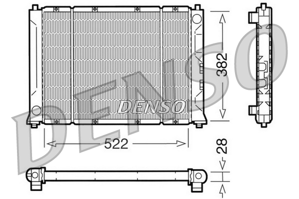 Radiateur Denso DRM24012