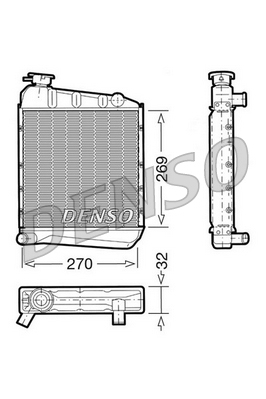 Radiateur Denso DRM24031