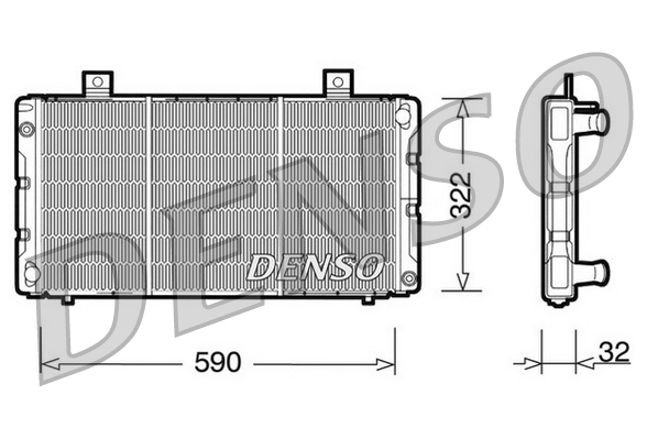 Denso Radiateur DRM25003