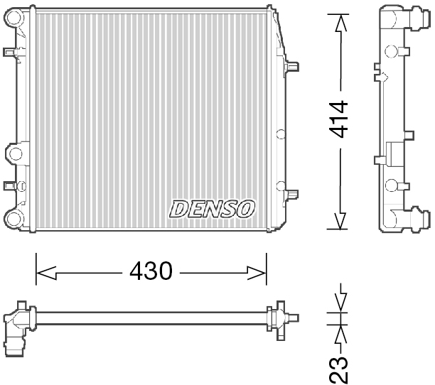 Radiateur Denso DRM27006