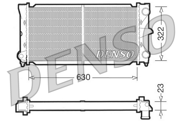 Radiateur Denso DRM32025