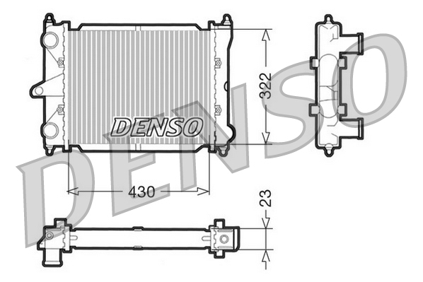 Radiateur Denso DRM32033