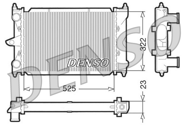 Radiateur Denso DRM32034