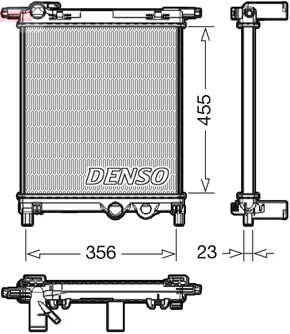 Radiateur Denso DRM32036