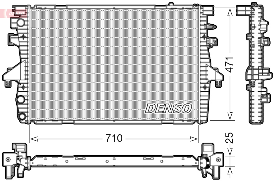 Radiateur Denso DRM32039