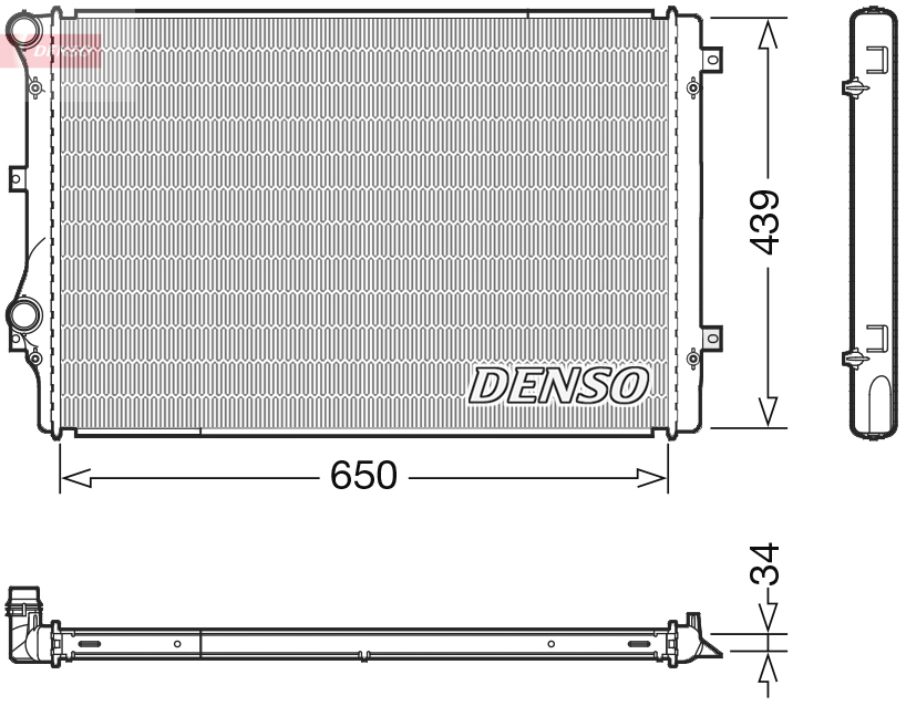 Radiateur Denso DRM32041