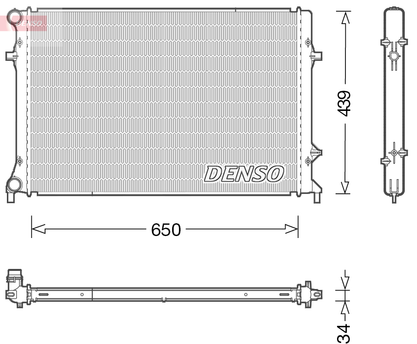 Radiateur Denso DRM32042