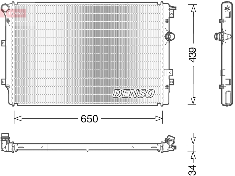 Radiateur Denso DRM32046