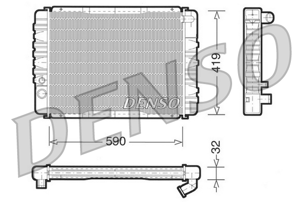 Radiateur Denso DRM33001