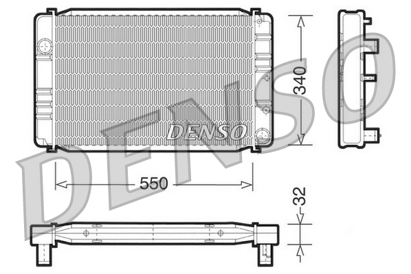 Radiateur Denso DRM33010