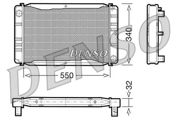 Radiateur Denso DRM33011