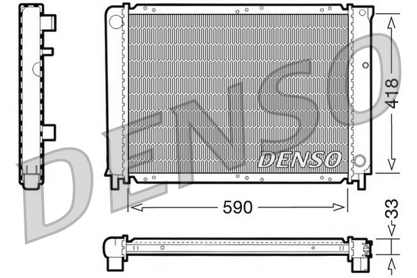 Radiateur Denso DRM33031