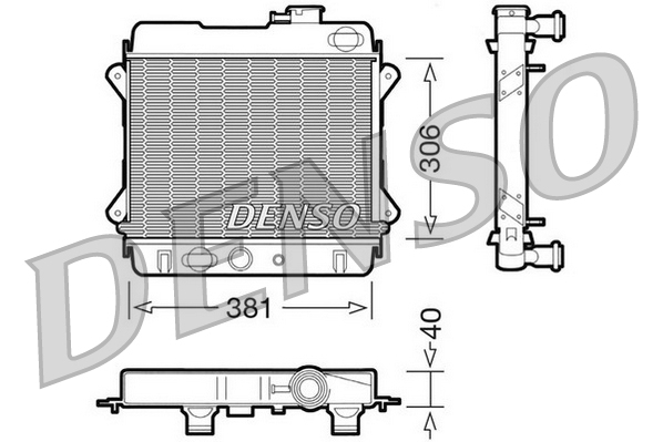 Radiateur Denso DRM34001